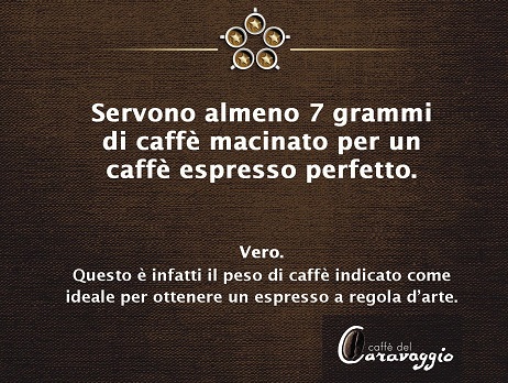 il caffè espresso perfetto